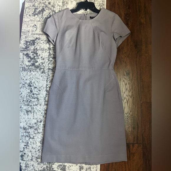 Banana Republic Grey Sheath  Dress size 8 - Picture 7 of 8